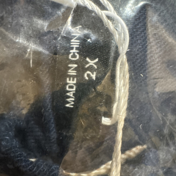 Wildfang Pants Navy/White Essential Piped Drawstring 2XL MRSP$94 - Picture 5 of 5